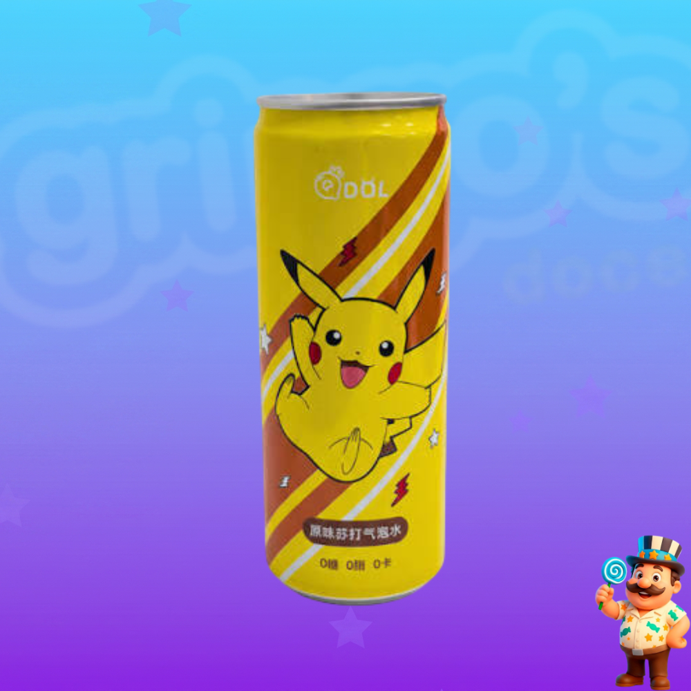 REFRIGERANTE QDOL POKÉMON PIKACHU ORIGINAL 330ml