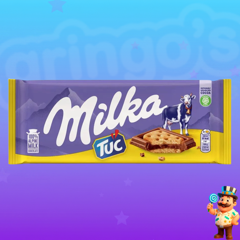 CHOCOLATE MILKA TUC 87G