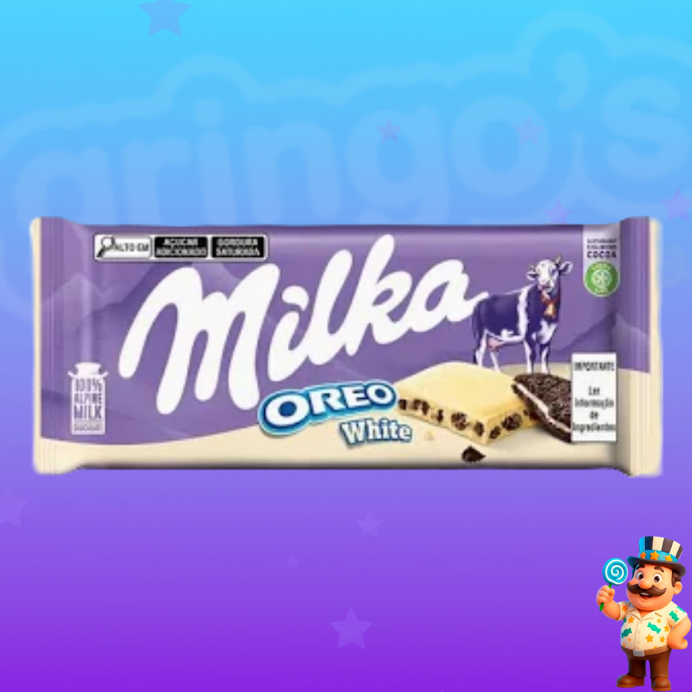 CHOCOLATE MILKA OREO WHITE 100G