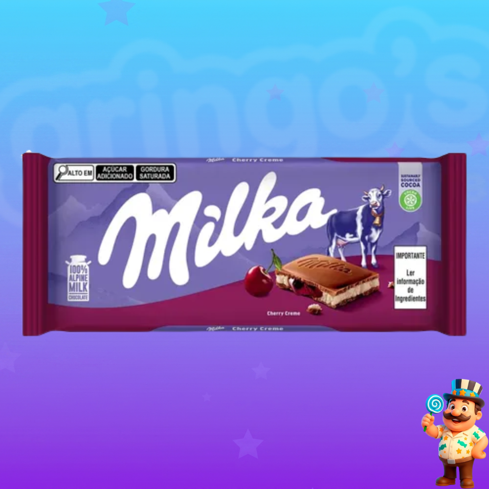 CHOCOLATE MILKA CEREJA 100G